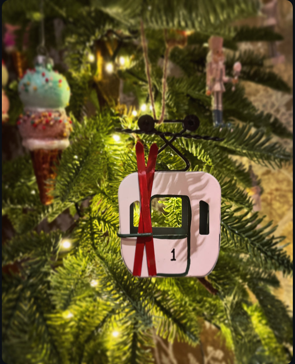 Julgransdekor JULGONDOL (11 cm) RÖD