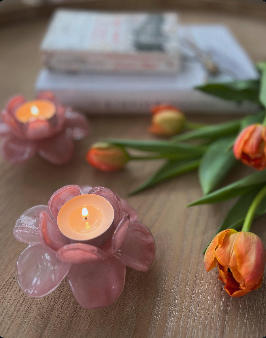 Ljuslykta FIORI ROSA