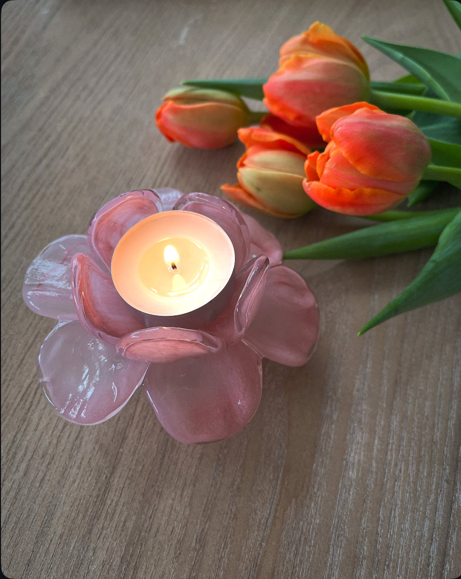 Ljuslykta FIORI ROSA