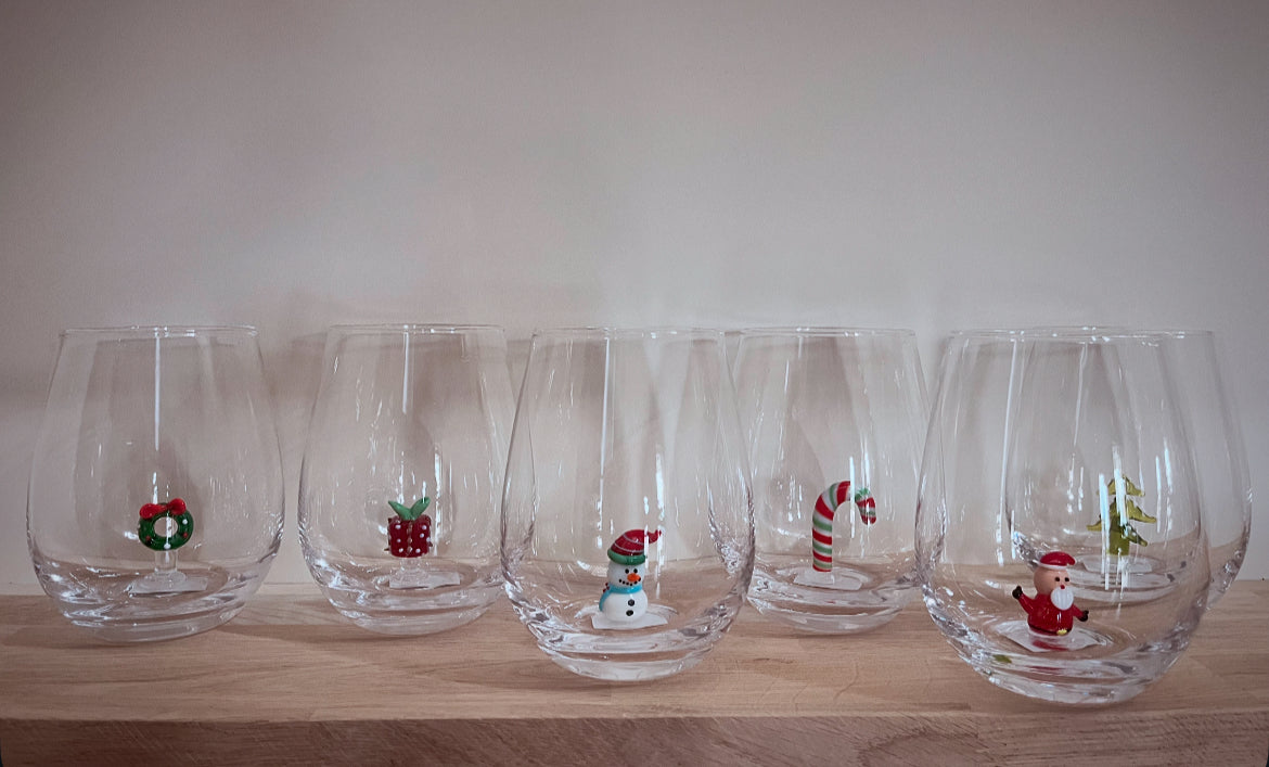 Glas JOLLY CHRISTMAS 6-pack