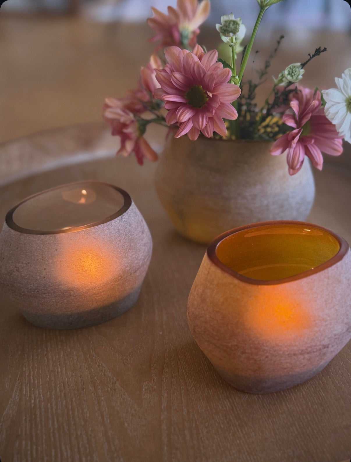 Ljuslykta ARIA - copper small