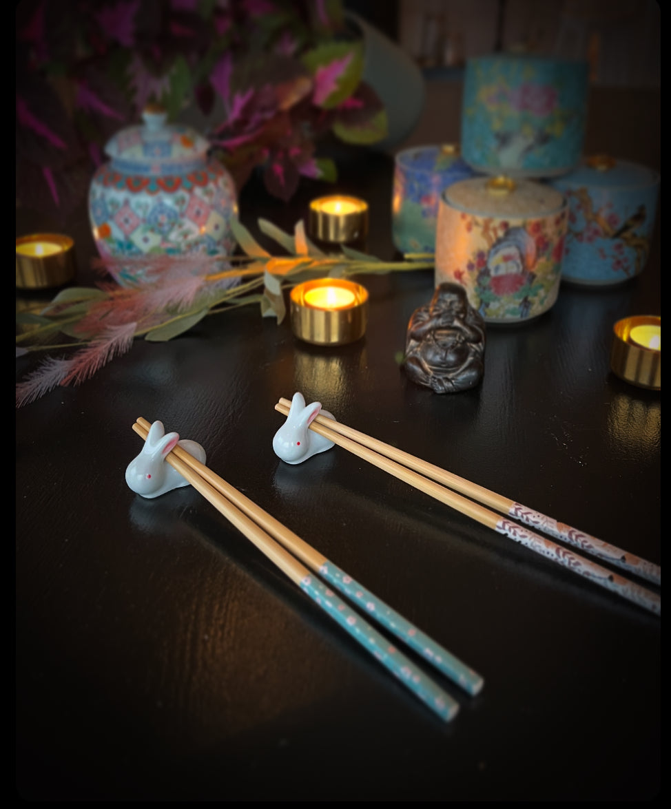 Ätpinnestöd HOPPSTICKS - 4p