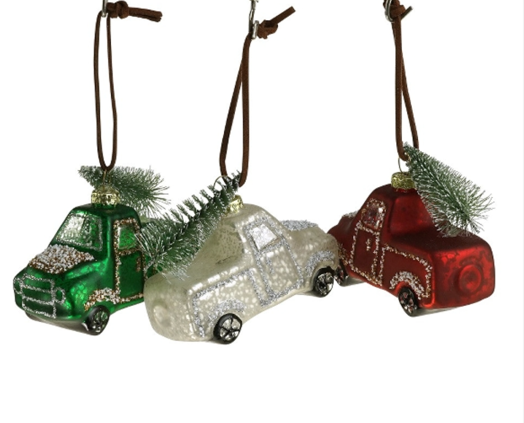 Julgransdekor HOLIDAY ROAD TRIP TRIO 3-pack