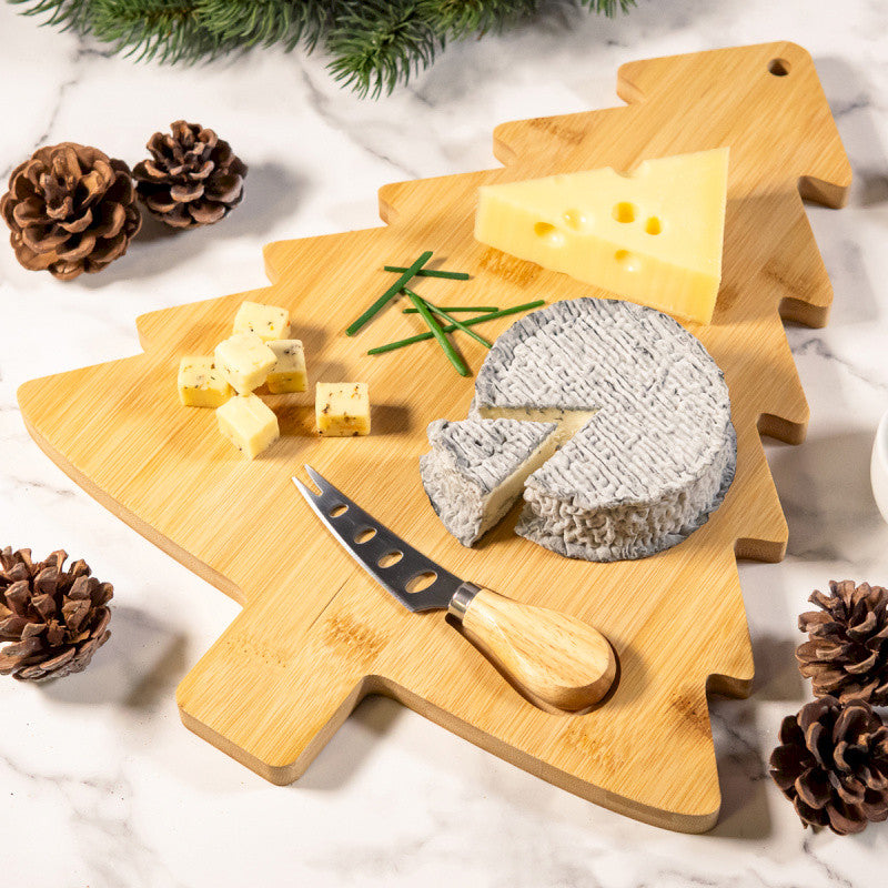 Uppläggningsfat/skärbräda med kniv GRAN SÅ GOD