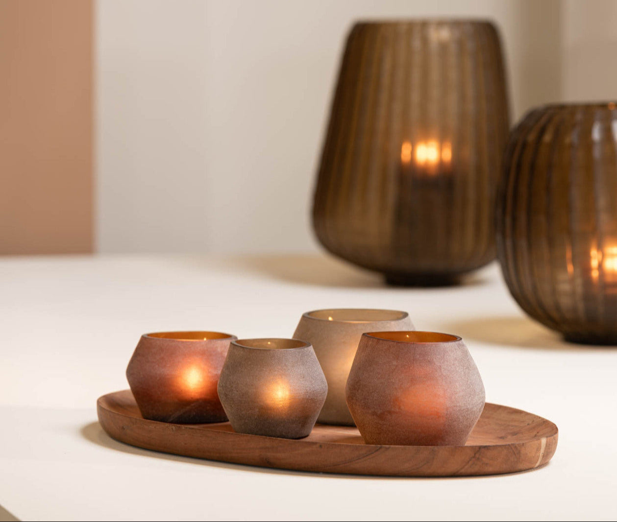 Ljuslykta ARIA - copper large