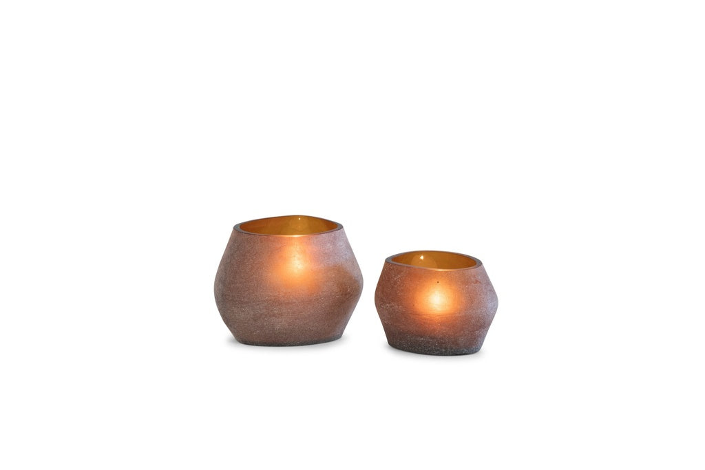 Ljuslykta ARIA - amber small