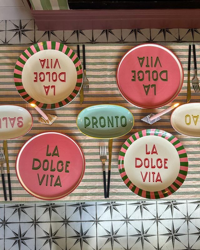 Tallrik / Serveringsfat LA DOLCE VITA