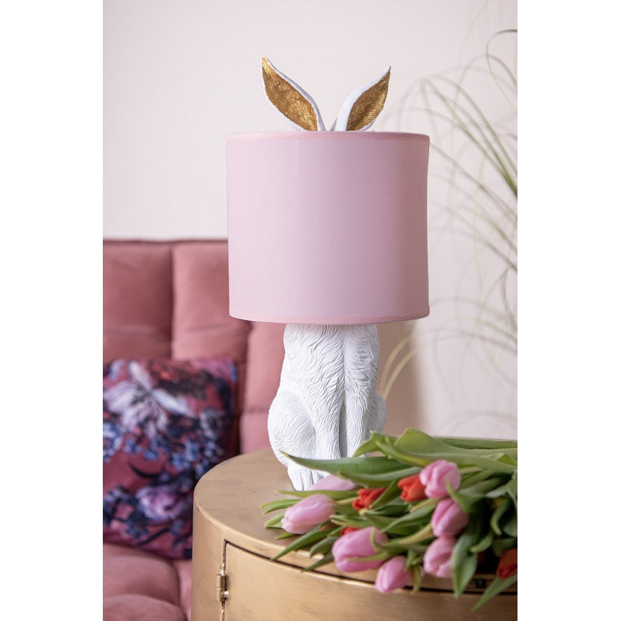 Bordslampa KURRAGÖMMA - Ljusrosa