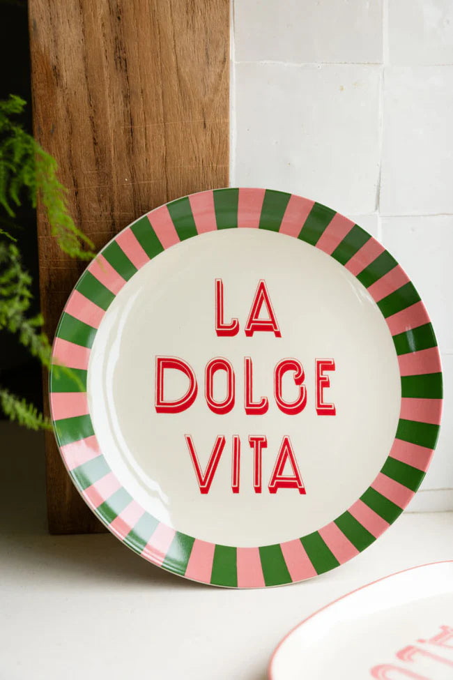 Tallrik / Serveringsfat LA DOLCE VITA
