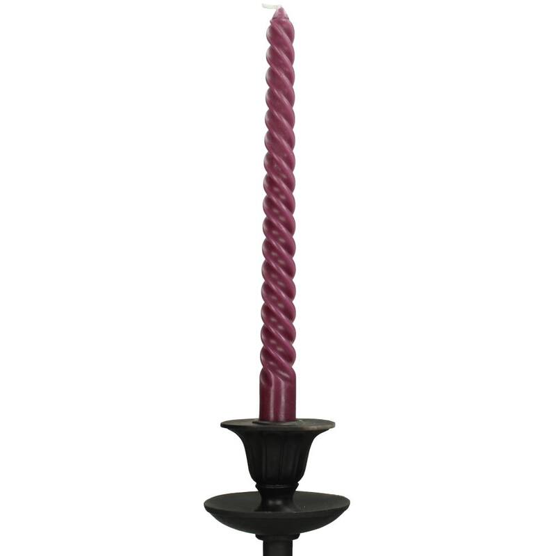Ljus TWIST 4-pack - Lila