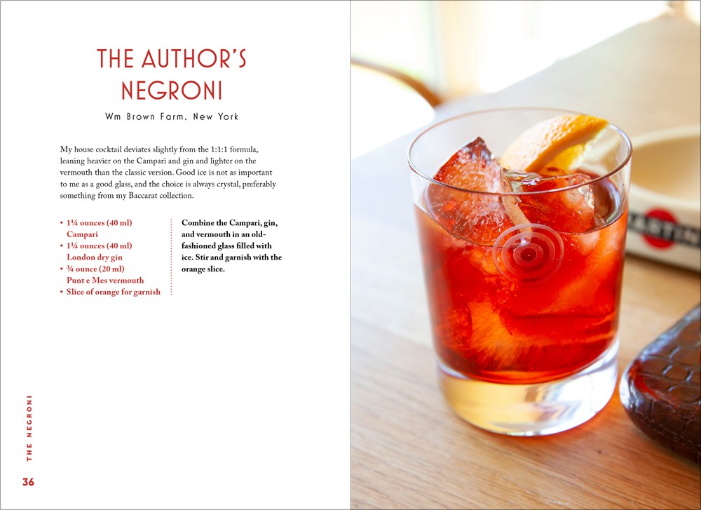 Coffee Table Book THE NEGRONI: A Love Affair with a Classic Cocktail