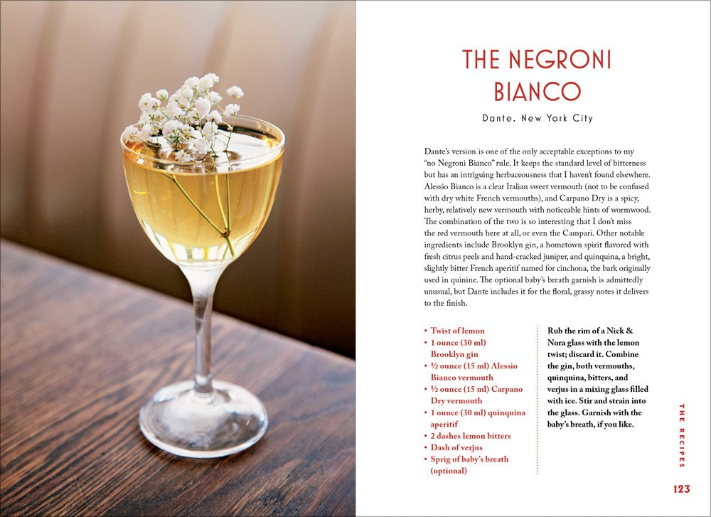Coffee Table Book THE NEGRONI: A Love Affair with a Classic Cocktail