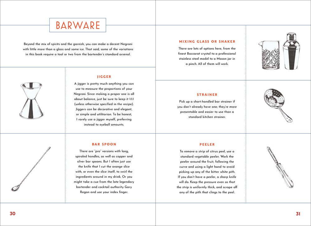 Coffee Table Book THE NEGRONI: A Love Affair with a Classic Cocktail