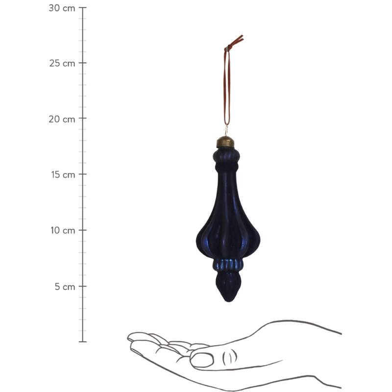 Julgransdekor MIDNIGHT VELVET (15cm)