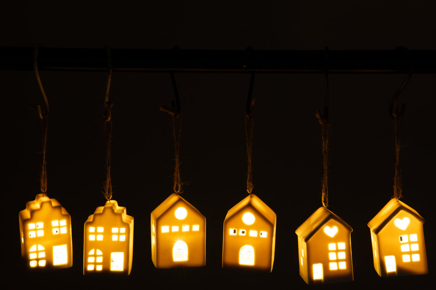 Minihus med led GRANKULLEN - högblank 3pack