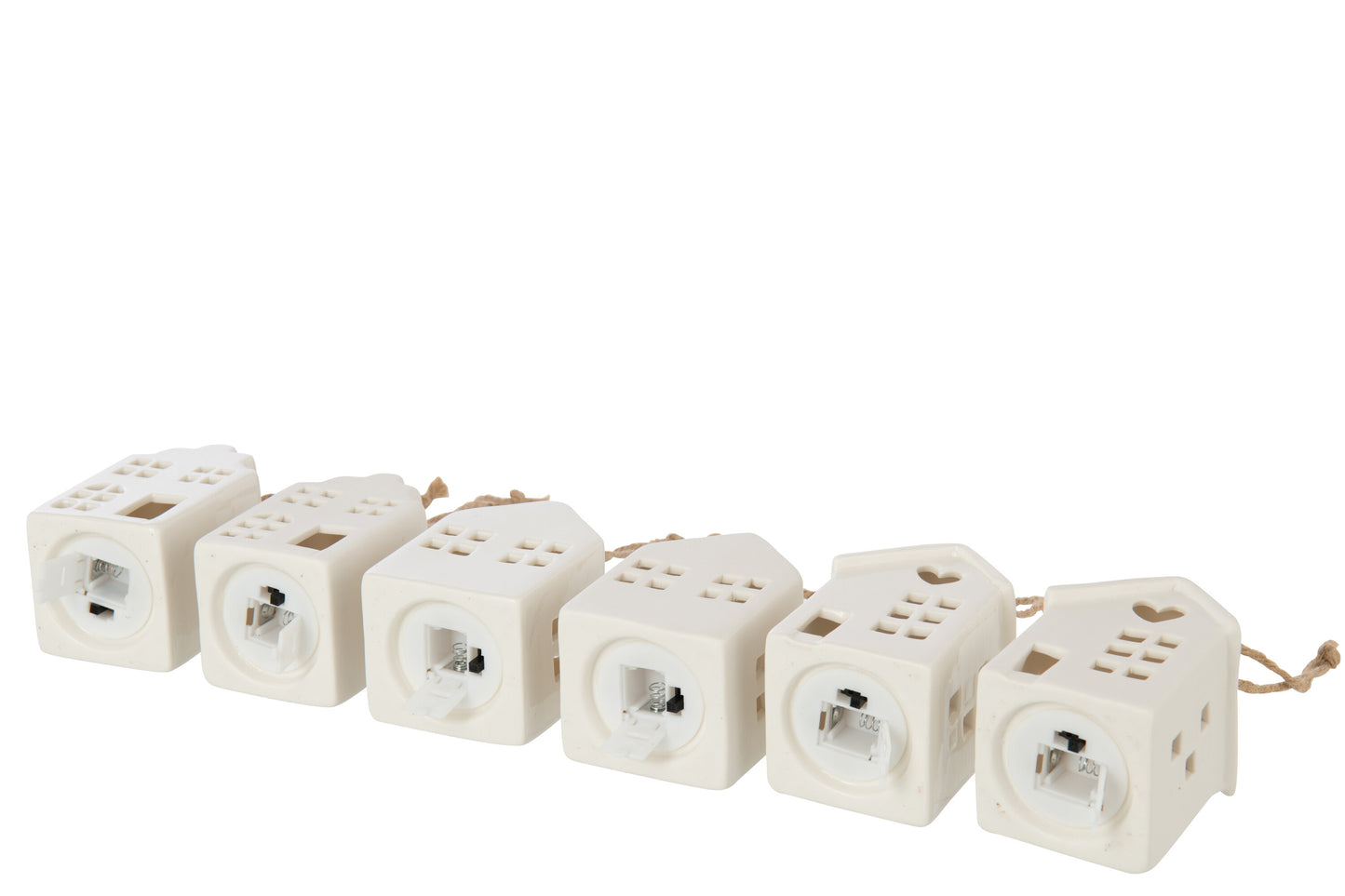 Minihus med led GRANKULLEN - högblank 3pack