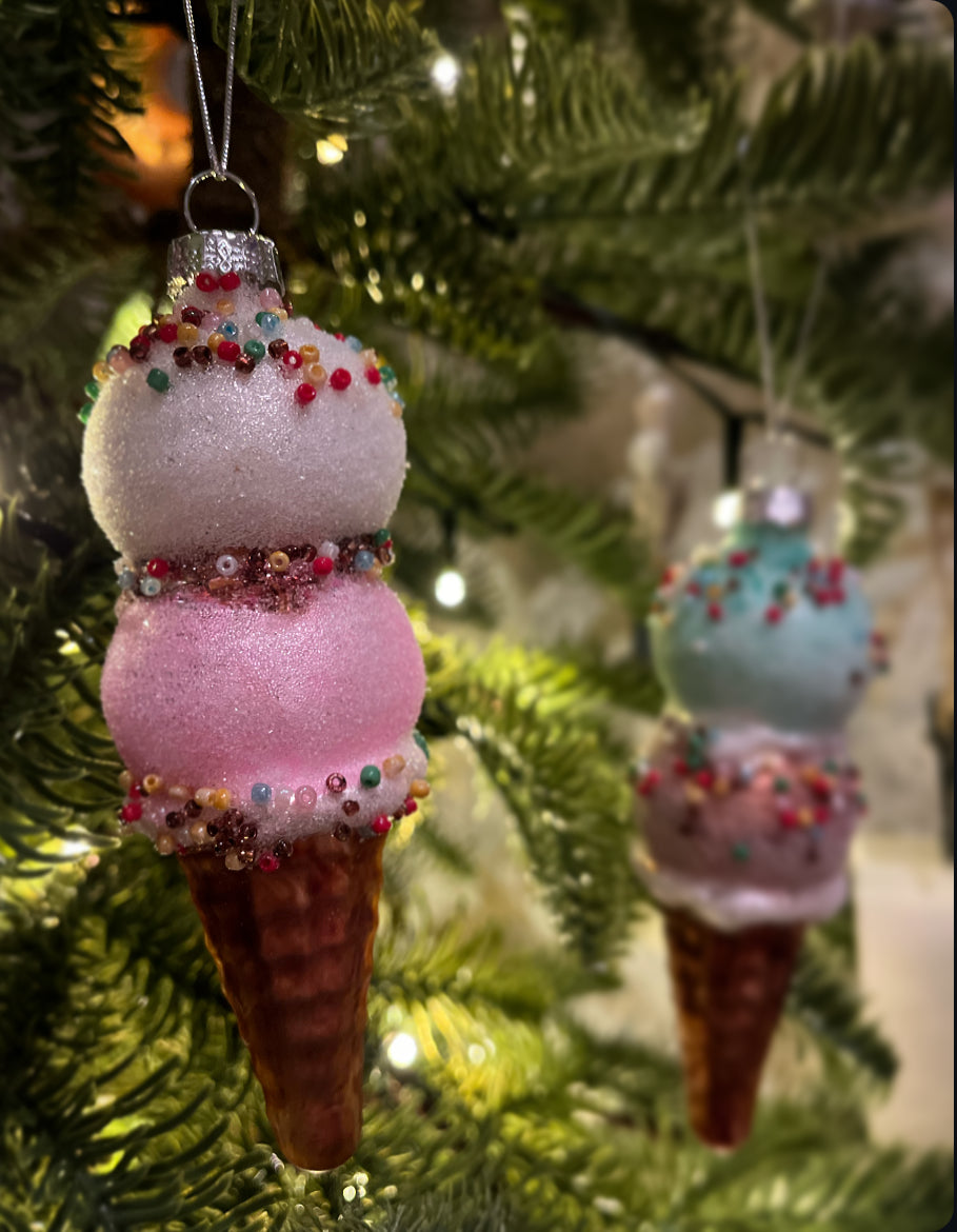 Julgransdekor JULGLASS 3-pack (11 cm)