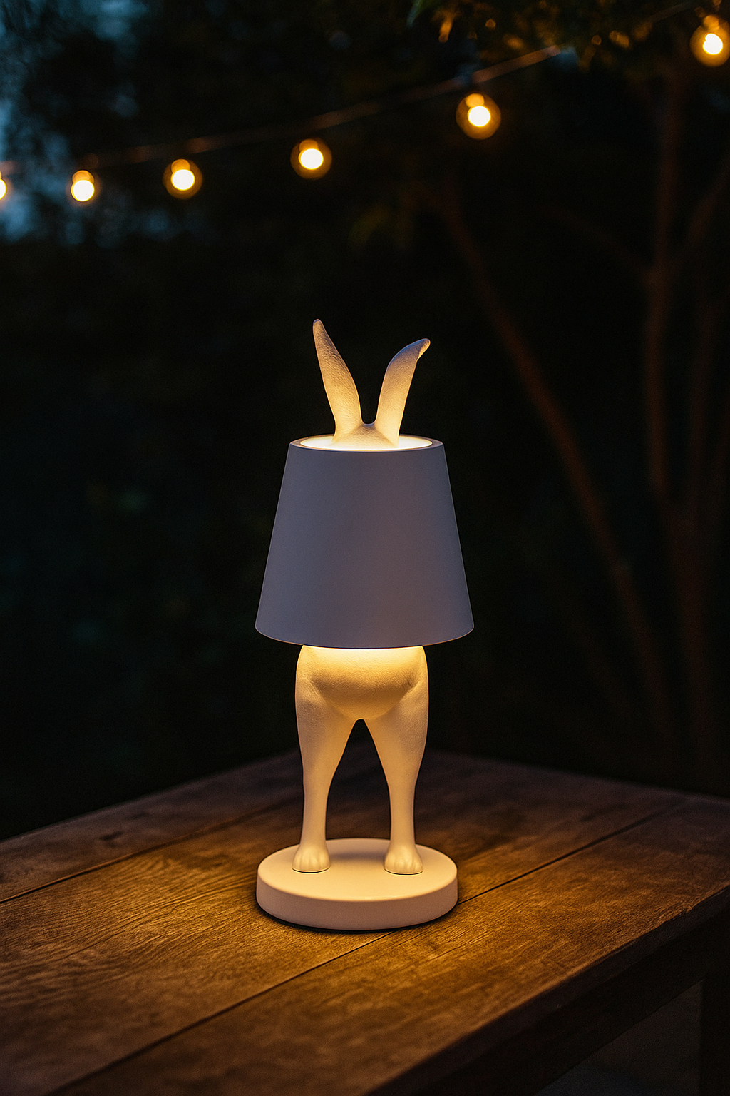 Utelampa MINI HIDING RABBIT (uppladdningsbar)