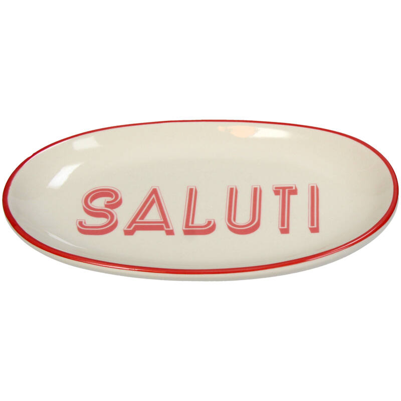 Uppläggningsfat ovalt SALUTI