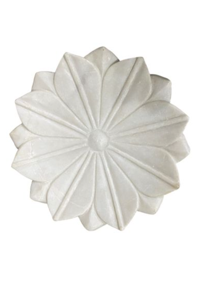 Uppläggningsfat marmor LOTUS BLOOM Medium