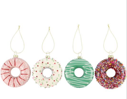 Julgransdekor MERRY GLAZE-MAS - small (8 cm) grön