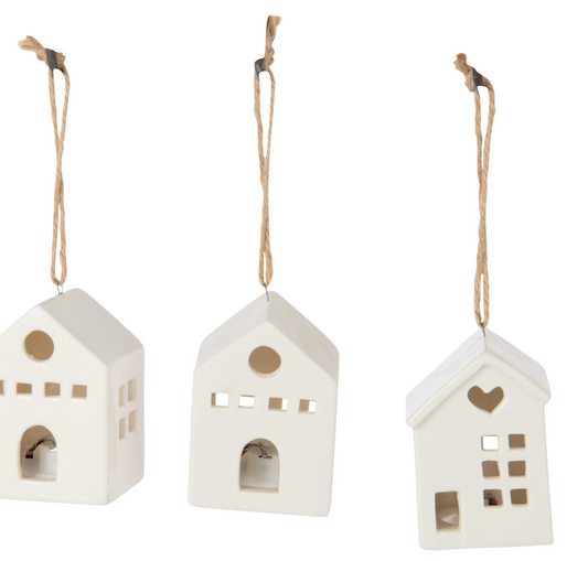 Minihus med led GRANKULLEN - matt 3pack