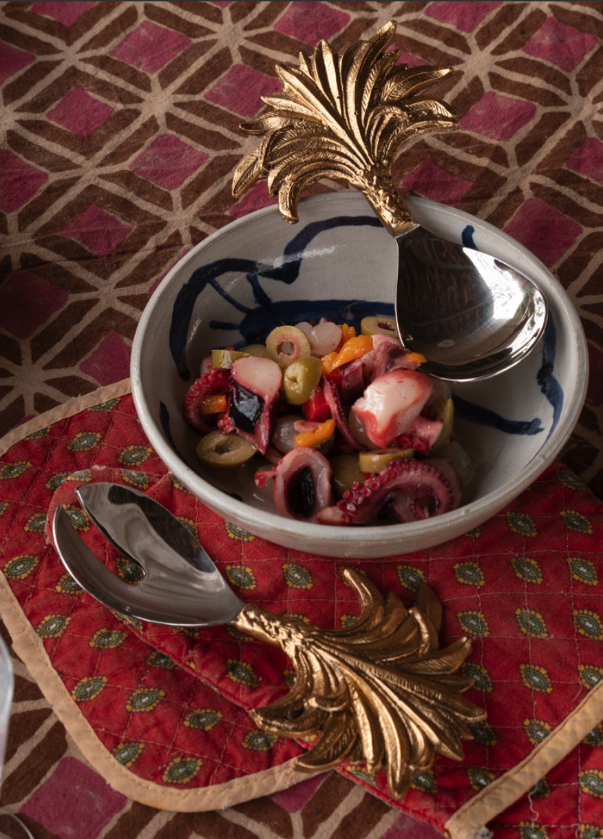 Salladsbestick GOLDEN PALM server set