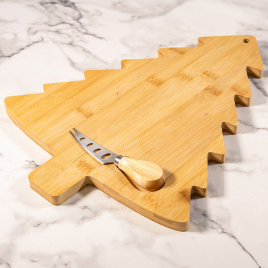 Uppläggningsfat/skärbräda med kniv GRAN SÅ GOD