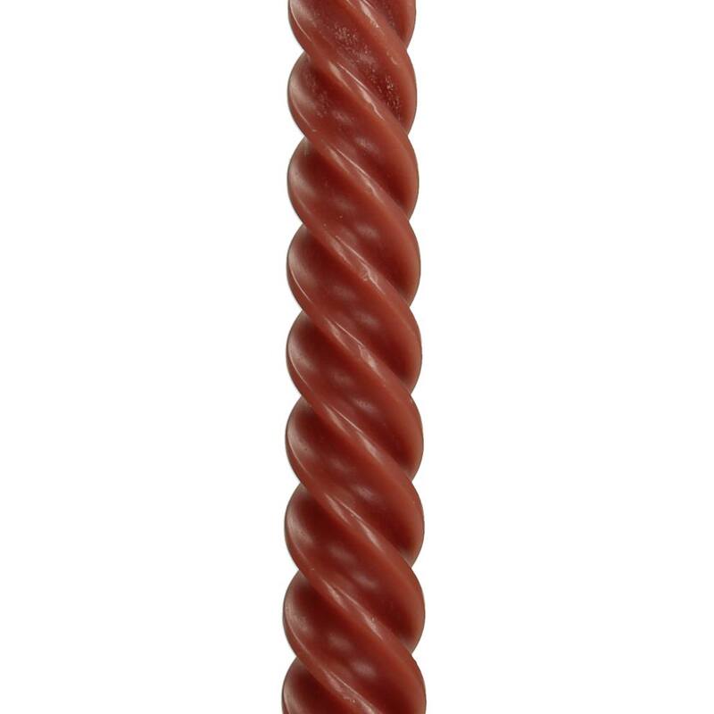 Ljus TWIST 4-pack - Vinröd/brun
