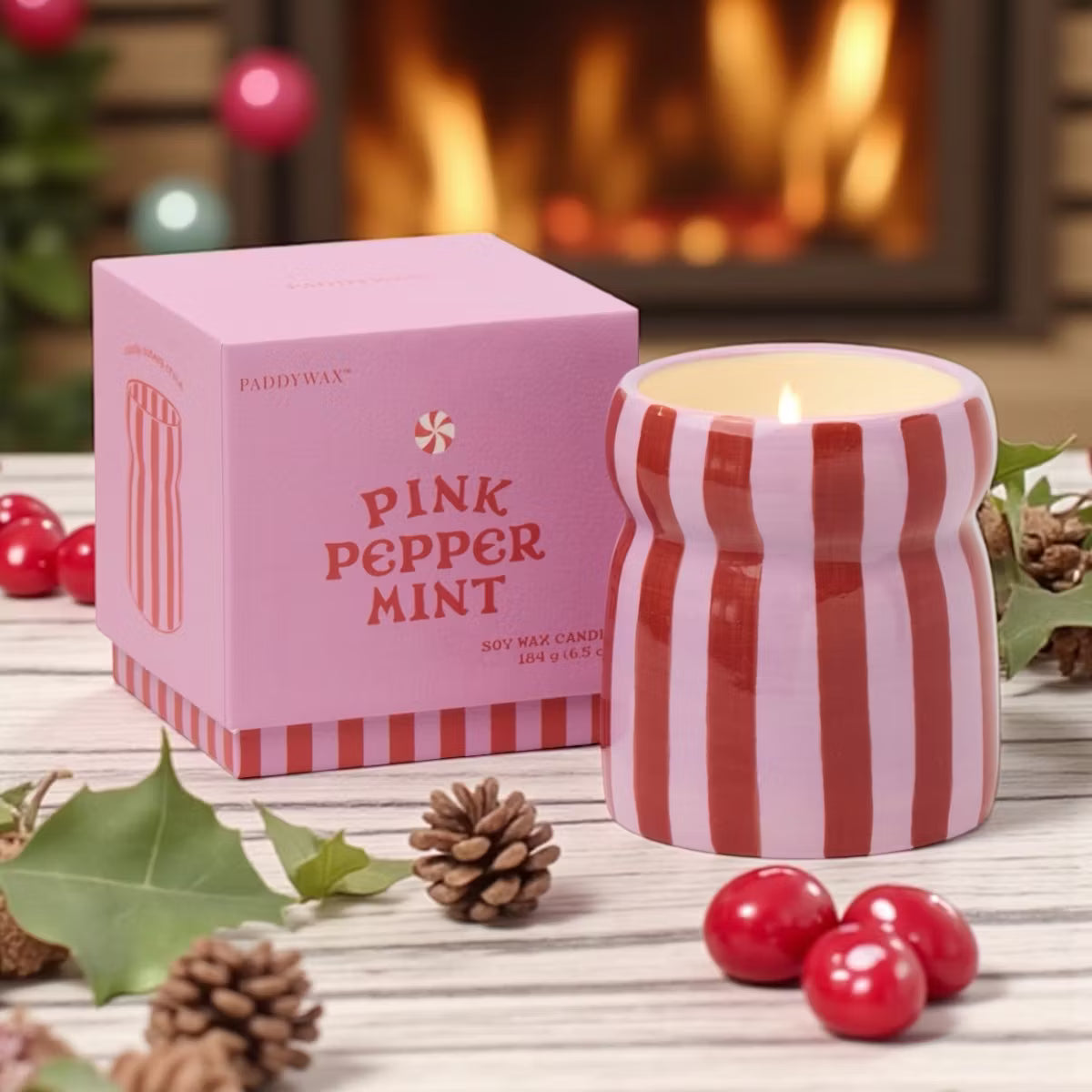 Doftljus HOLIDAY PINK GLOW